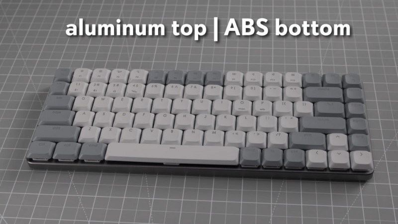Bàn phím cơ Satechi SM1 Slim sử dụng keycap làm từ nhựa ABS