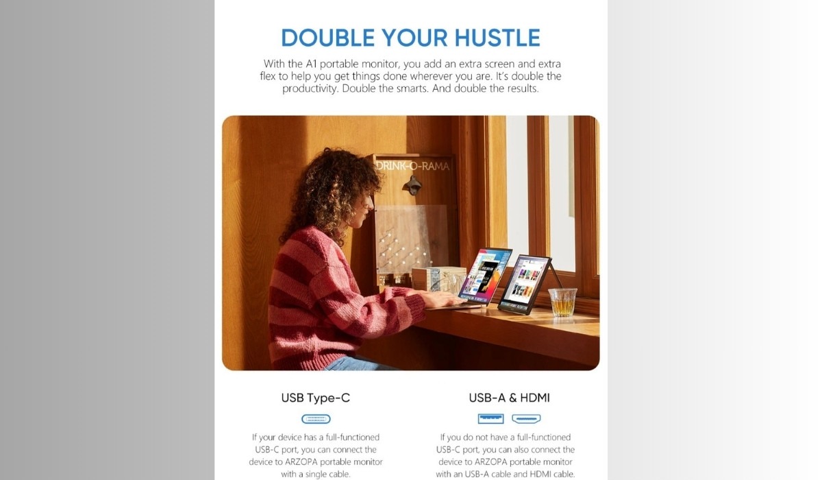 Màn hình di động ARZOPA A1 15.6 inch