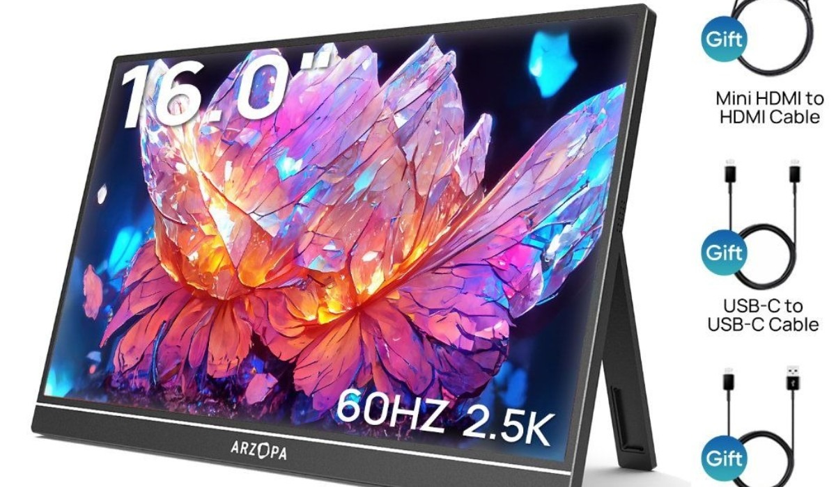 Màn hình di động ARZOPA Z1RC 16 inch 60Hz 2.5K