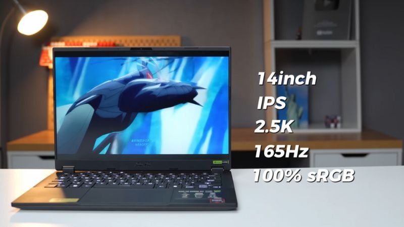 Màn hình ASUS TUF Gaming A14 FA401KM-RG010WS 14 inch 2.5K 165Hz sắc nét