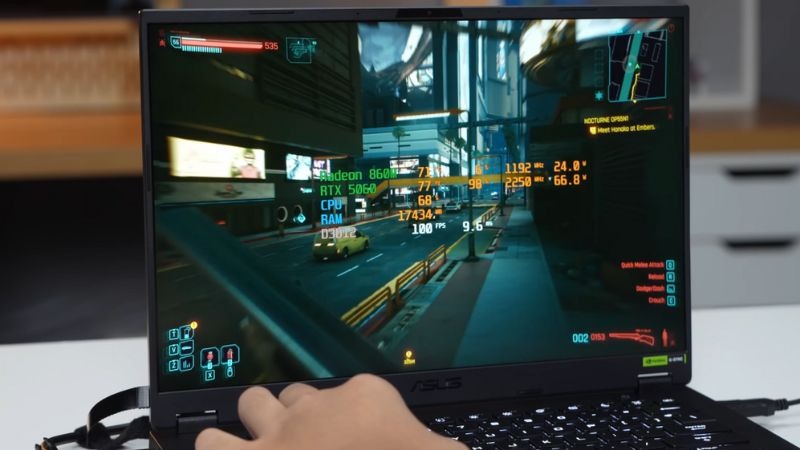 ASUS TUF Gaming A14 FA401KM-RG010WS có thời pin đáp ứng tốt nhu cầu sử dụng