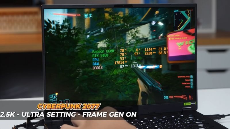 ASUS TUF Gaming A14 FA401KM-RG010WS trang bị NVIDIA GeForce RTX 5060