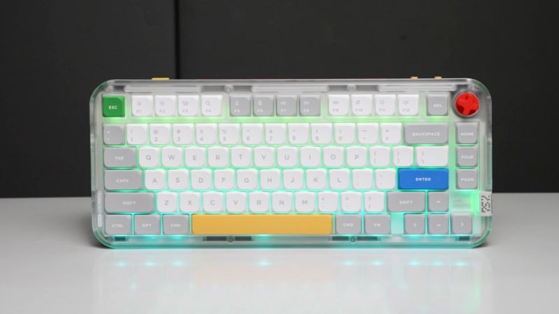 Bàn phím cơ Nuphy Kick75 - High Profile được trang bị viên pin 2500mAh