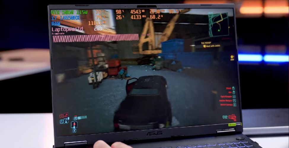 Hiệu năng ASUS TUF Gaming F16 FX608JHR-RV037W