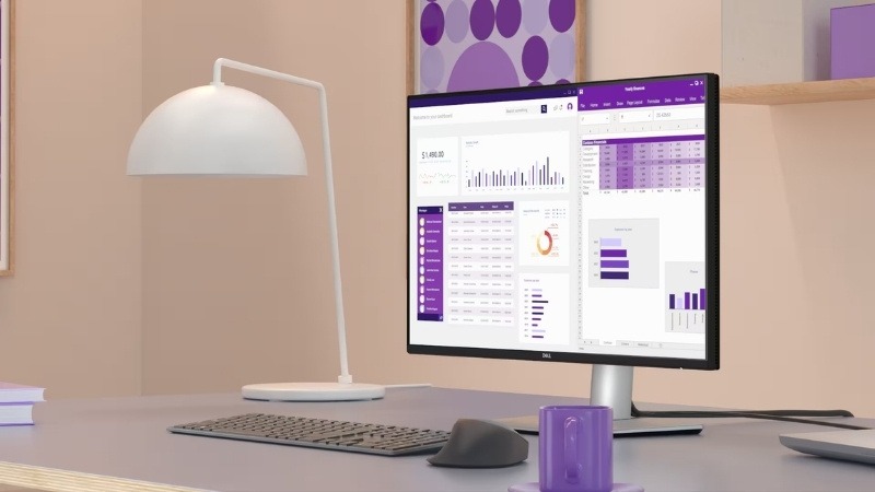 Thiết kế Dell Pro Plus 4K P2725QE hiện đại, công thái học linh hoạt