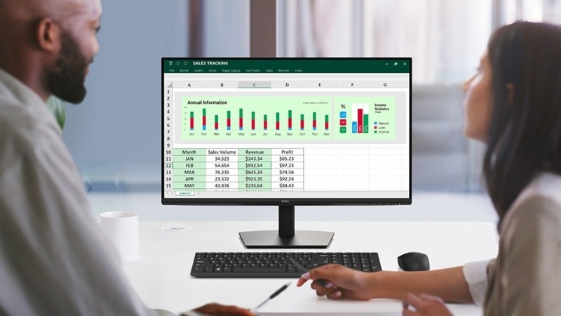 Màn hình Dell Pro E2725HM phù hợp cho nhân viên văn phòng, doanh nghiệp