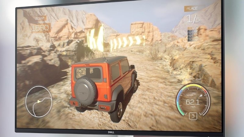 Dell S2725DS trang bị tần số quét 100Hz mượt mà hơn cả mong đợi