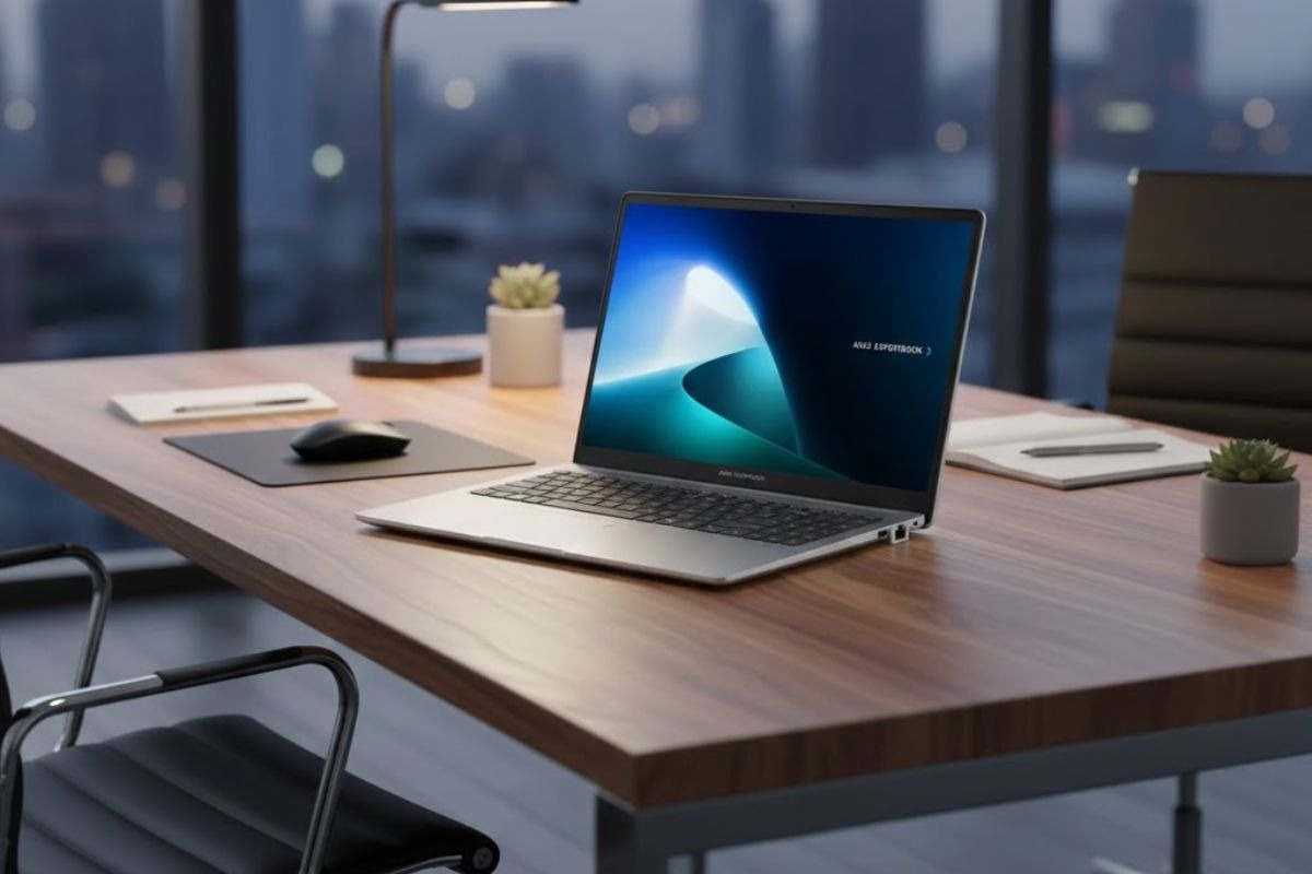 Asus ExpertBook P1503CVA-C7H321T-63WS có thiết kế thanh lịch, tôn vinh nét hiện đại cho văn phòng làm việc