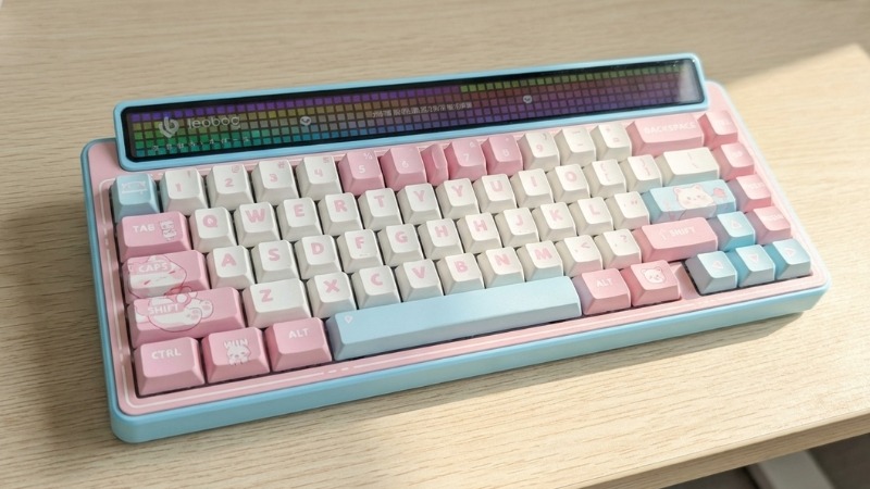 Kết nối không dây linh hoạt, tiện lợi chuyển đổi nhiều thiết bị - Bàn Phím Cơ Leobog AMG65