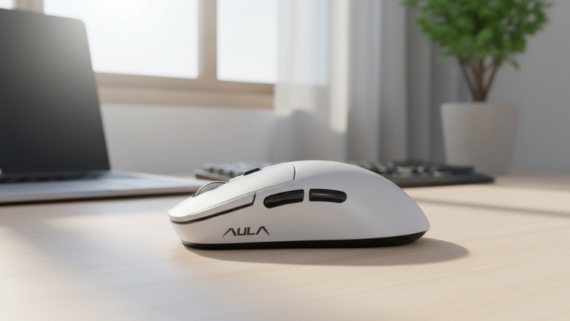 Pin 500mAh cho cả tuần làm việc hay chiến game không ngừng nghỉ- Chuột không dây Aula S35 Pro