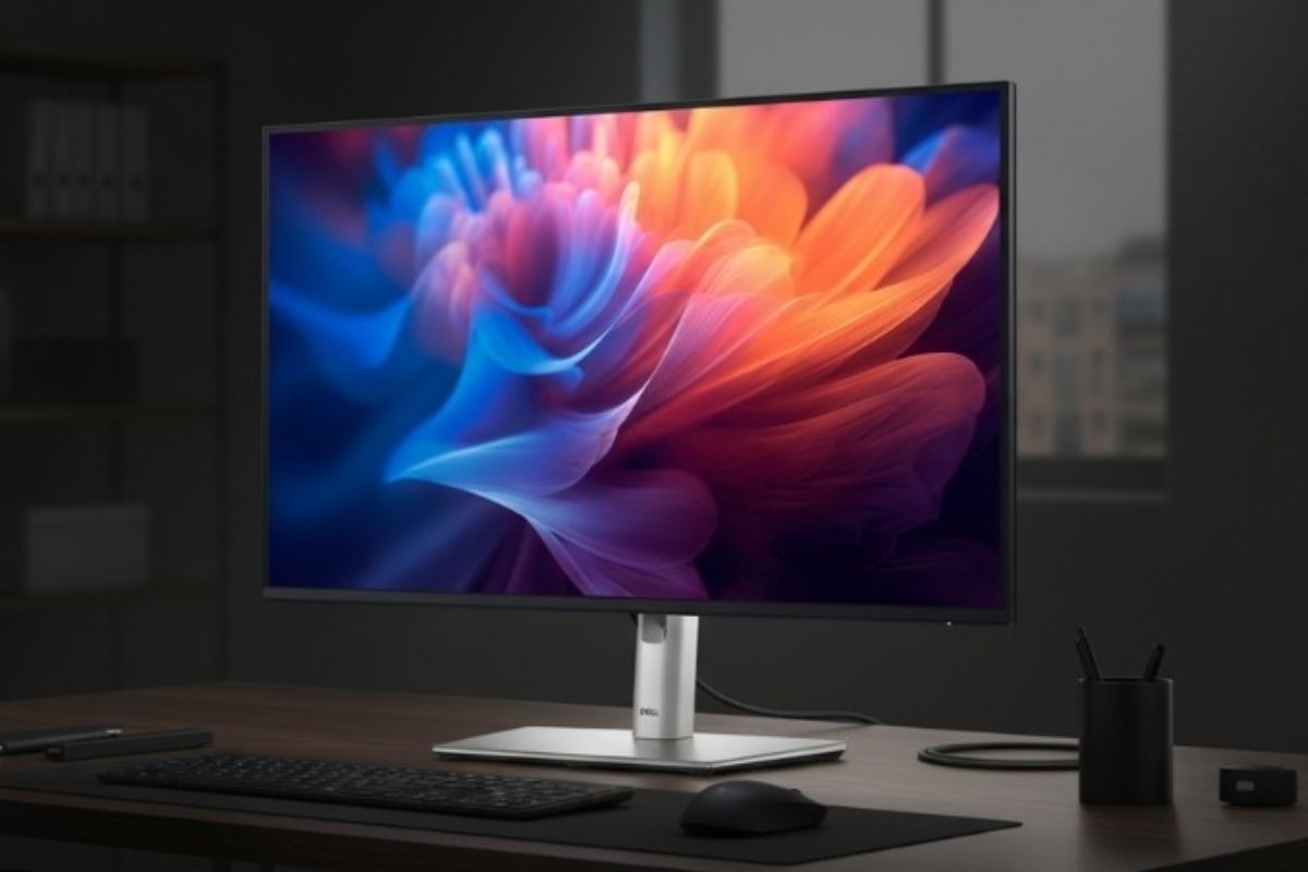 Dell PRO 27 PLUS P2725H cho ra chất lượng hiển thị sắc nét, màu sắc rực rỡ