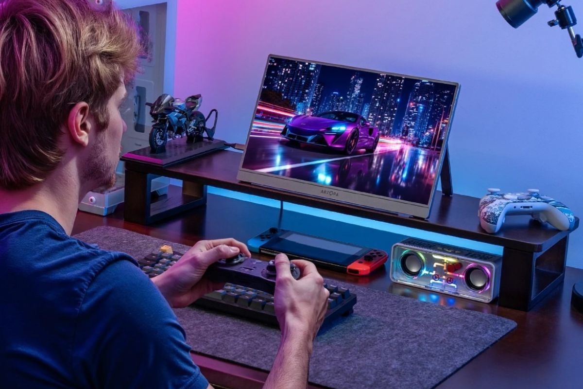 Màn hình di động ARZOPA Z3FC 16.1 đem đến trải nghiệm giải trí đỉnh cao nhờ tần số quét lên đến 180Hz