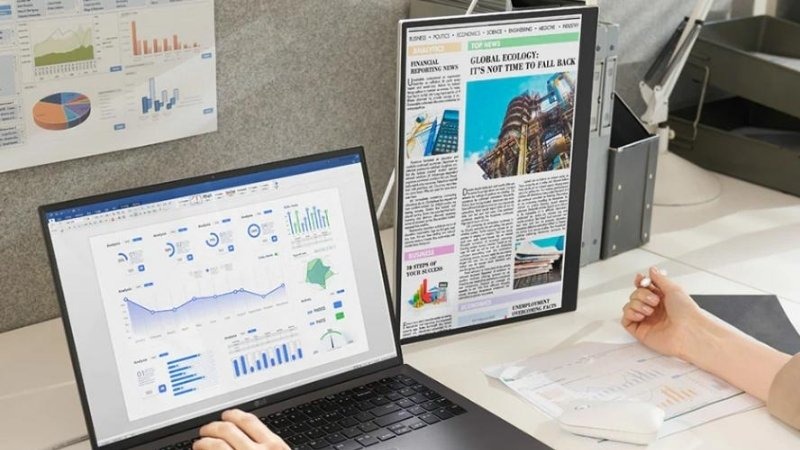 Màn hình di động LG là lựa chọn đẳng cấp với dòng Gram +view siêu mỏng nhẹ