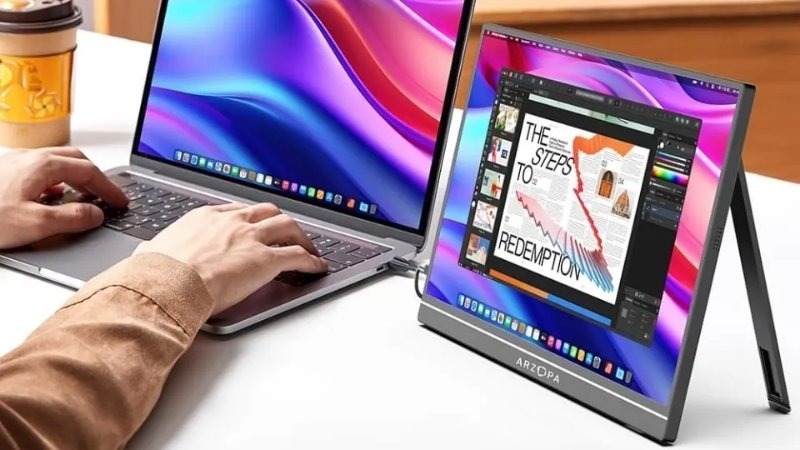 Màn hình di động ARZOPA Z1FC 16.1 inch, độ phân giải 1920 x 1080