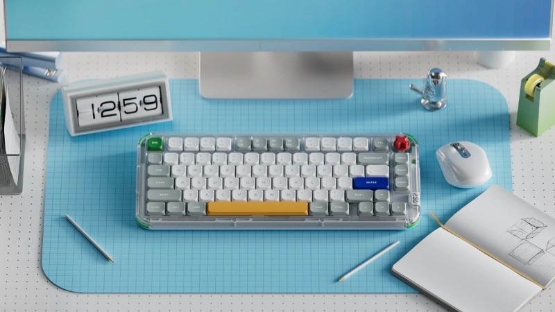 Thiết kế bàn phím cơ Nuphy Kick75 - Low Profile siêu mỏng và layout 75% tối ưu