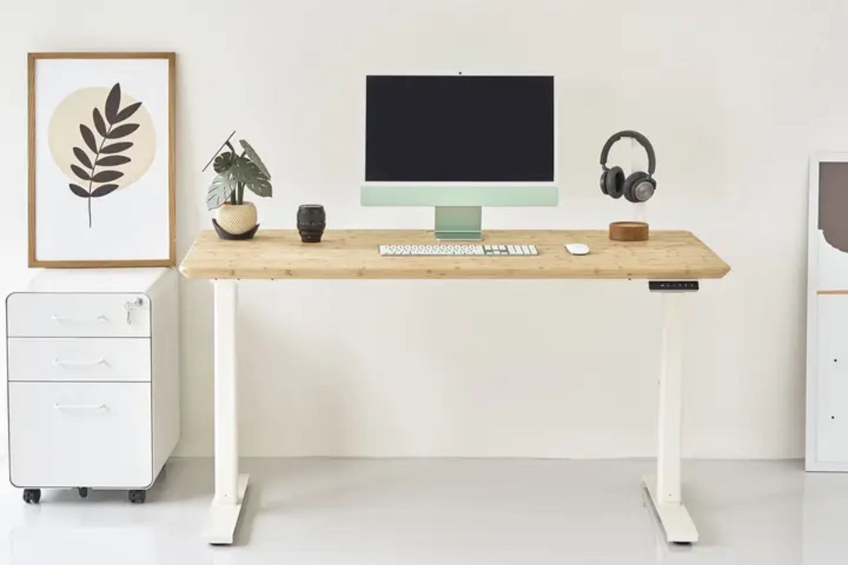Bàn nâng hạ Edge Bamboo 2.0 có khung dày 1.2mm, nâng hạ linh hoạt, bền bỉ