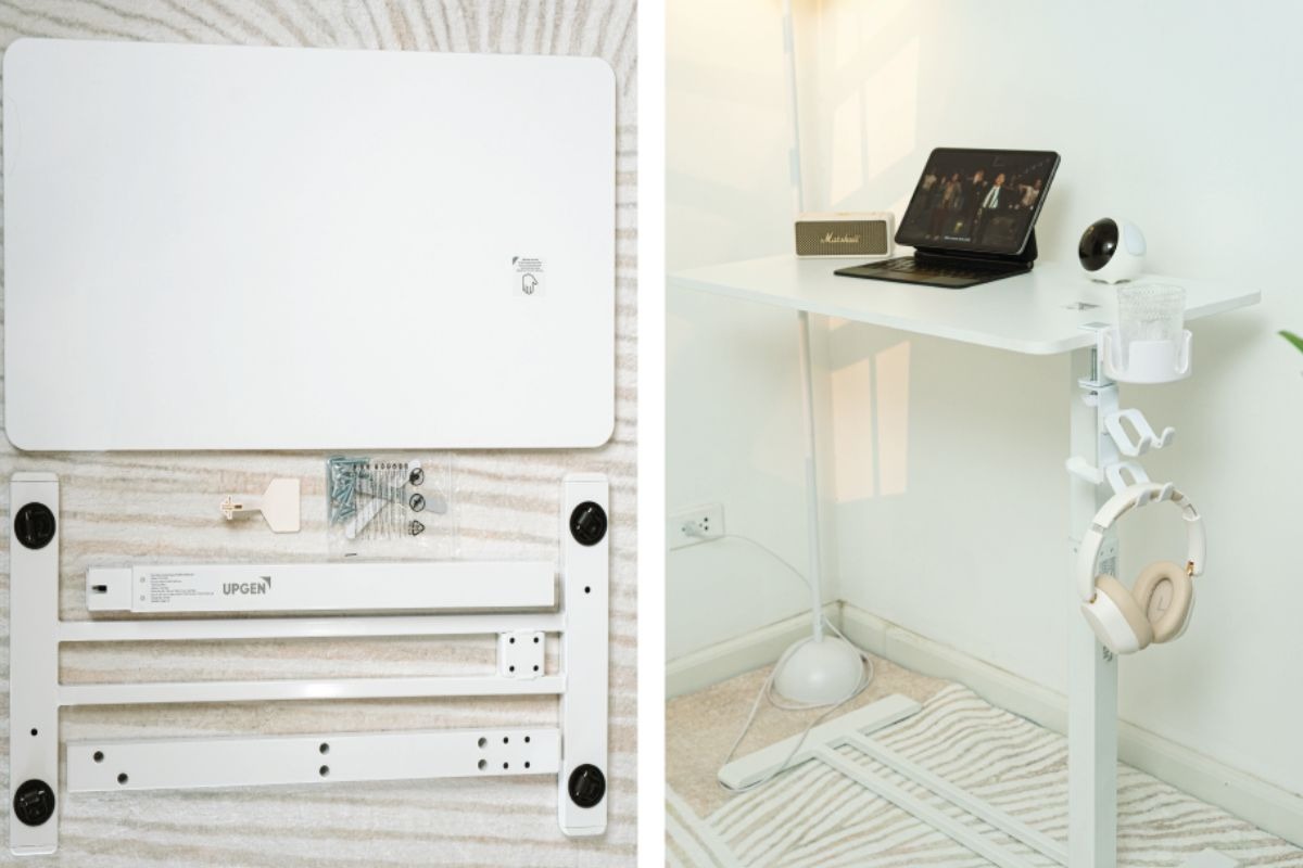 Bạn có thể tháo lắp và di chuyển bàn dễ dàng đến các vị trí khác nhau