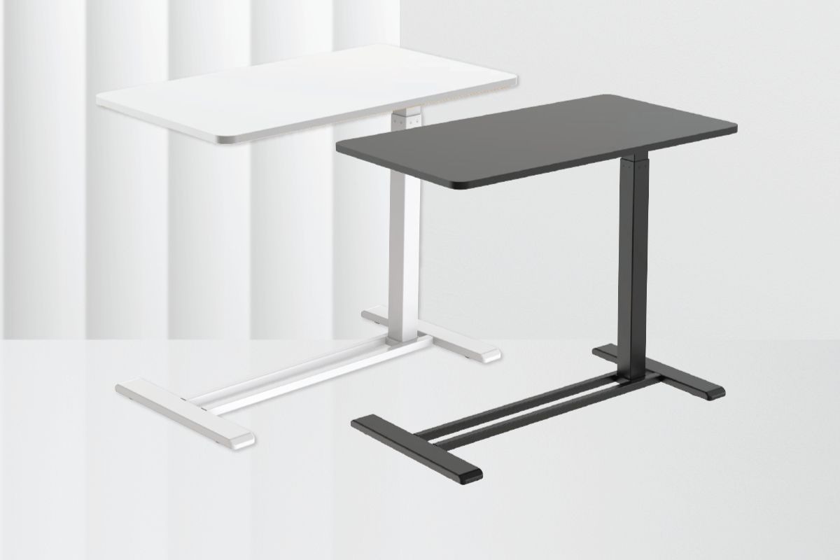 Khung bàn nâng hạ di động Upgen Stand Go làm từ thép SPCC bền bỉ, chắc chắn