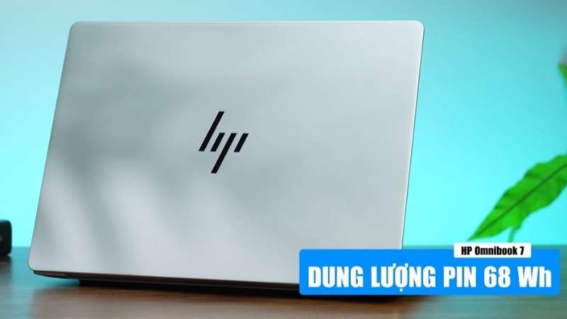 HP OmniBook 7 14-FR0033TU C1MN2PA được trang bị pin 68WHrs