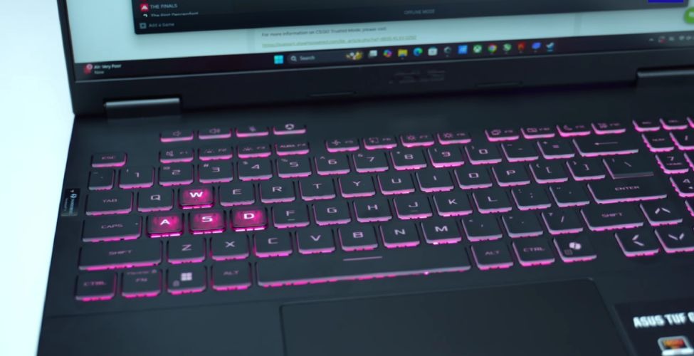 Bàn phím ASUS TUF Gaming F16 FX608JH-RV131W