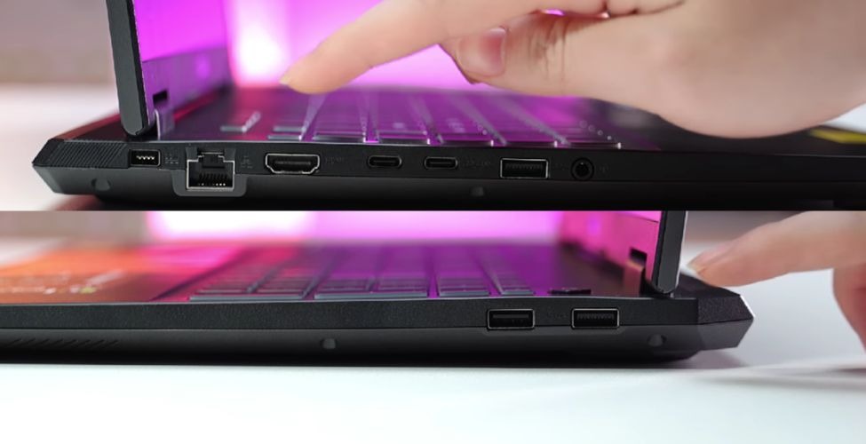 Kết nối ASUS TUF Gaming A16 FA608UH-RV106W