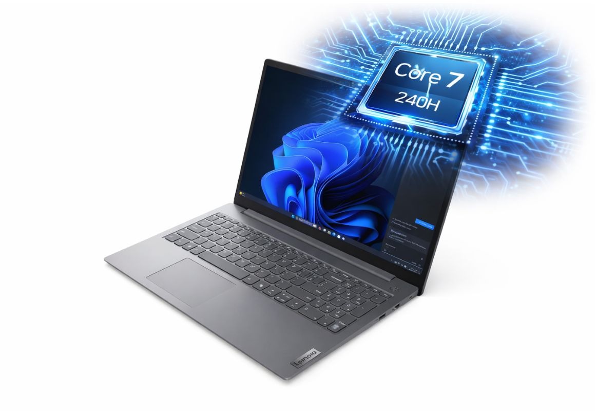 Lenovo V15 G5 IRL 83HF004AVN sử dụng chip Intel Core 7 240H xử lý đa nhiệm mượt mà