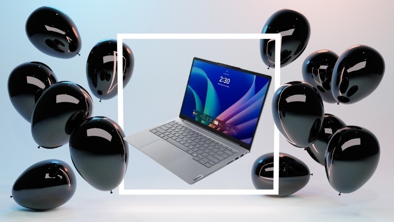 Màn hình 14 inch trên Lenovo ThinkBook 14 G9 21UX001BVA sở hữu độ phân giải WUXGA (1920 x 1200)