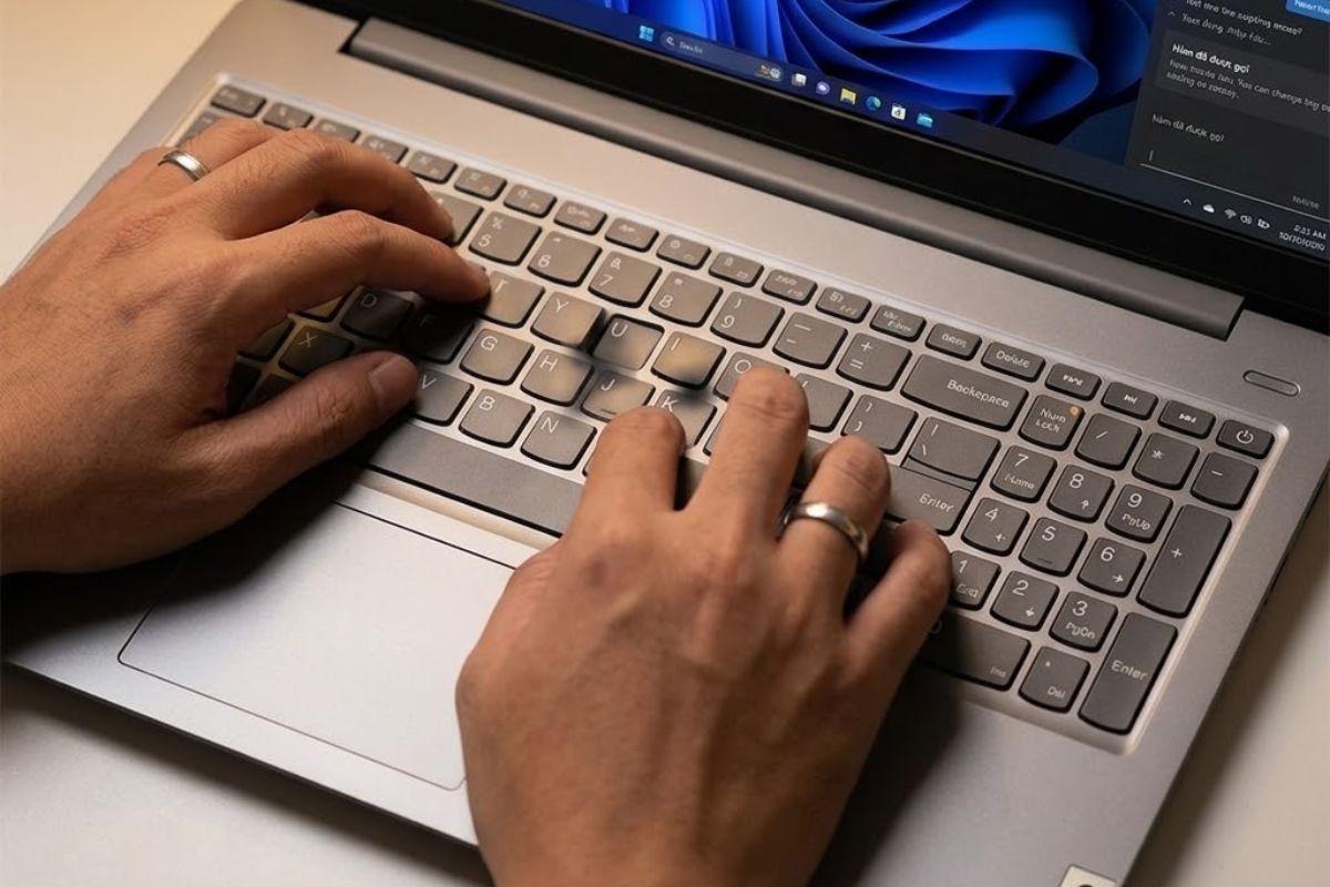 Thiết kế bàn phím Fullsize tích hợp cụm phím số giúp bạn gõ chính xác và nhanh chóng