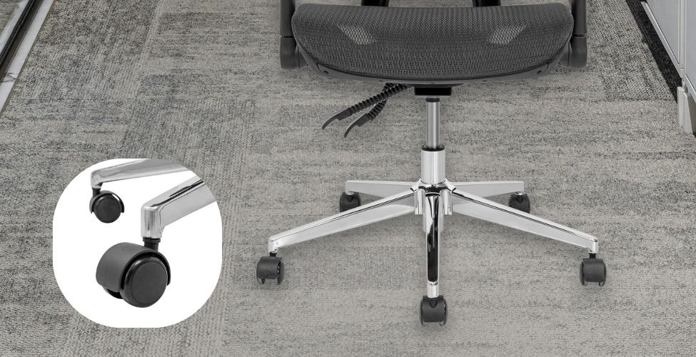 Bánh xe ghế công thái học Leaf Flow Chair 