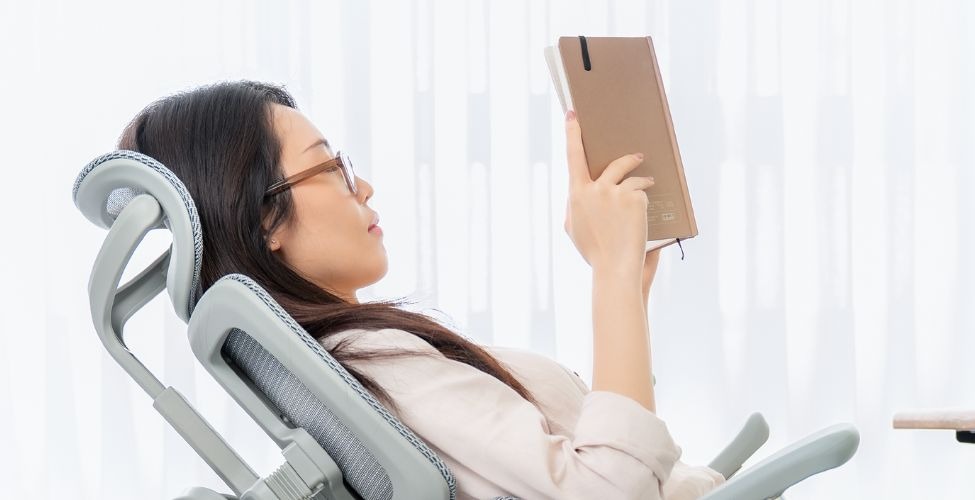 Đầu tựa 4D Floating Headrest ghế công thái học Leaf Flow Chair 