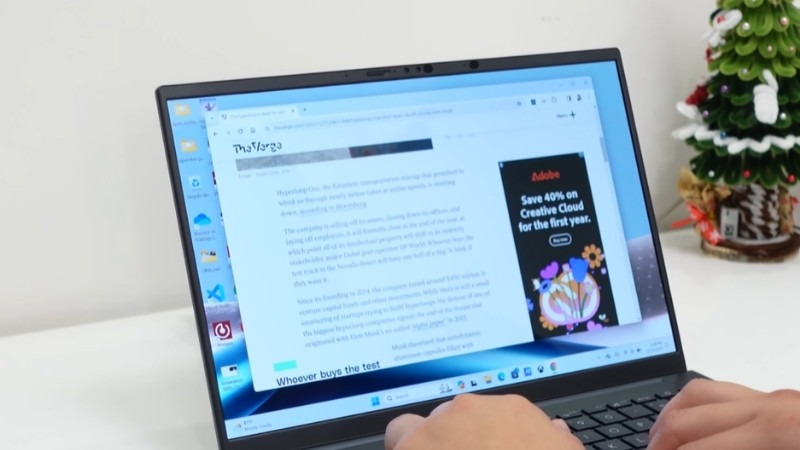 ASUS Zenbook 14 UX3405CA-ST629W cho thời gian làm việc đến 8 - 10 tiếng