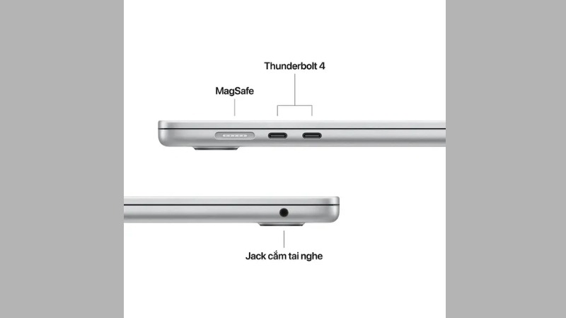 Apple Macbook Air M5 15 inch 2026 MDVC4SA/A có chuẩn Wi-Fi 7 và Bluetooth 6