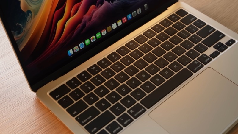 Apple MacBook Air M5 13 inch 2026 MDHA4SA/A được trang bị bàn phím Magic Keyboard
