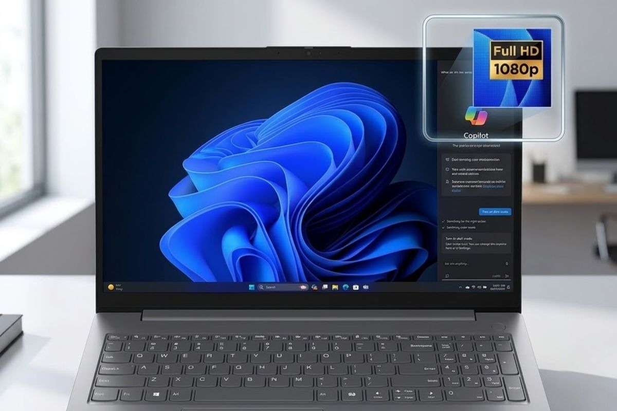 Lenovo V15 G5 IRL 83HF004HVA sử dụng màn hình Full HD hiển thị sắc nét