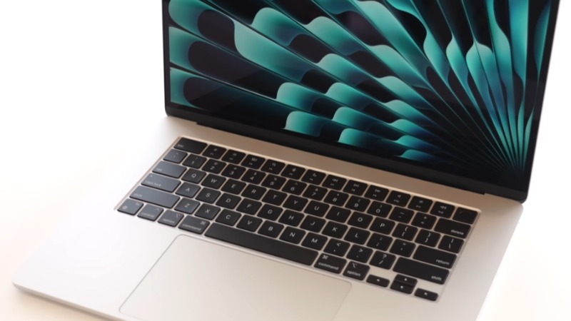 Apple MacBook Air M5 15 inch 2026 MDVD4SA/A trang bị bàn phím Magic Keyboard êm ái cùng macOS mượt mà