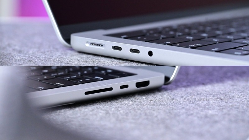 Apple Macbook Pro M5 Pro 14 inch 2026 MGDP4SA/A trang bị đa dạng cổng kết nối vật lý