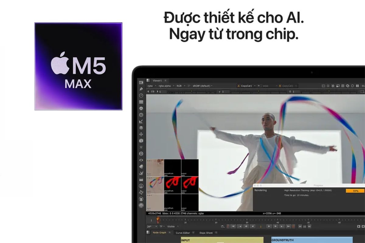 Apple Macbook Pro M5 Max 16 inch 2026 MGED4SA/A sử dụng chip M5 Max mạnh mẽ