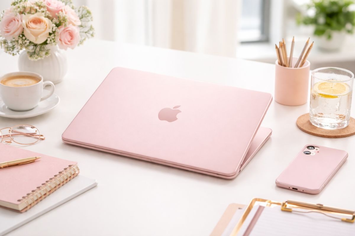 Macbook Neo Blush có diện mạo trẻ trung và thanh lịch