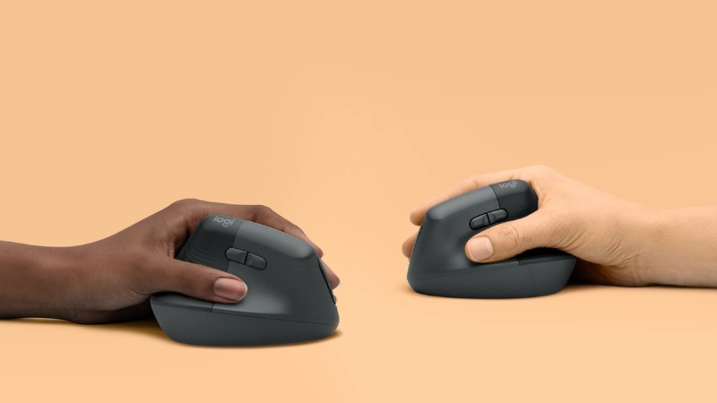 Chuột công thái học Logitech Lift Vertical thiết kế đứng 57 độ giảm áp lực cổ tay hiệu quả