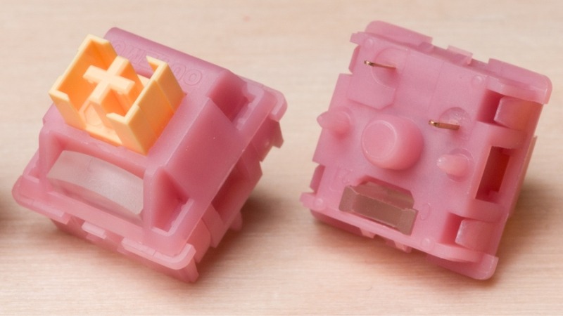 Switch Outemu Silent Peach V3 có hành trình 3.3mm rút ngắn thời gian phản hồi