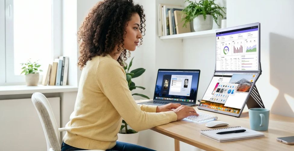 Màn hình di động Arzopa E1 Dual-screen