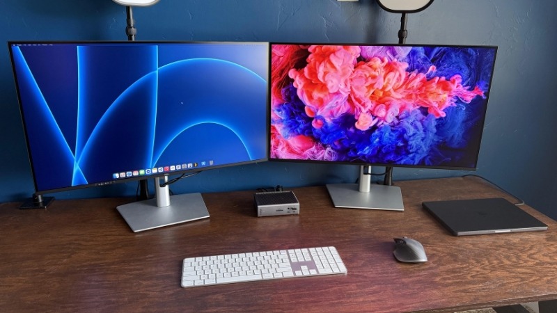 Chân đế Dell Pro 32 Plus 4K P3225QE đa năng cho phép xoay trượt linh hoạt, dễ dàng tìm góc làm việc tốt nhất