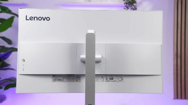 Lenovo L27q-4A 67BFGAC6VN có thiết kế viền mỏng hiện đại, tối ưu không gian và dễ bố trí góc làm việc