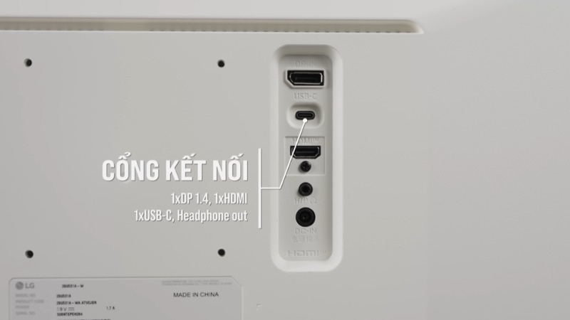 Thông số kỹ thuật LG ultrawide LG 29U531A-W