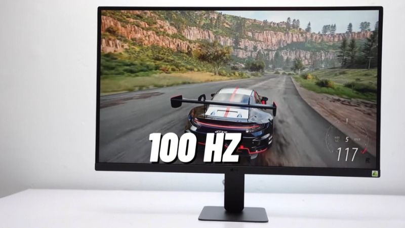 LG 27U631A-B có tần số 100Hz giúp mọi chuyển động trơn tru, giảm giật lag khi làm việc và chơi game