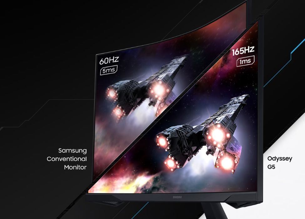 Tần số quét màn hình cong gaming Samsung Odyssey G5 LS32CG552EEXXV