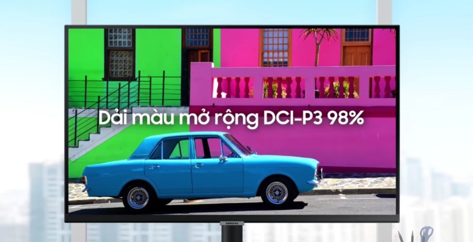 Màu sắc màn hình đồ họa Samsung ViewFinity LS27B800PXEXXV