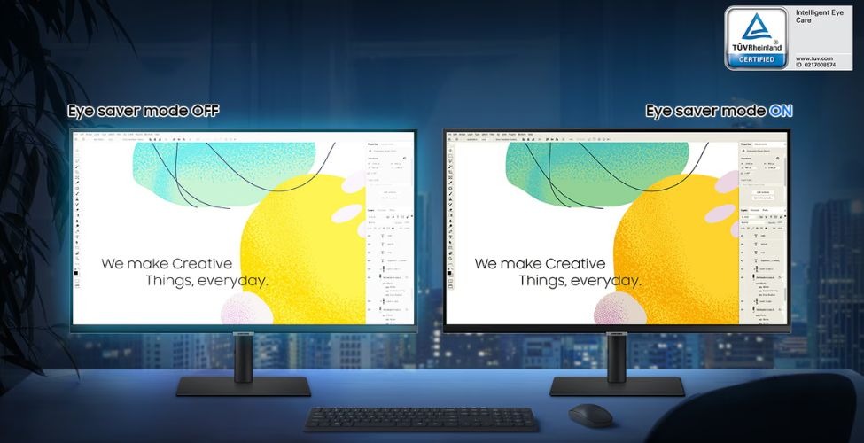 Bảo vệ mắt màn hình đồ họa Samsung ViewFinity LS32B800PXEXXV