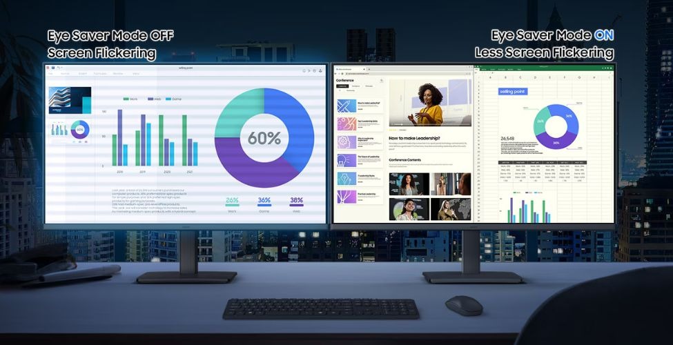 Bảo vệ mắt màn hình Samsung LS24D300GAEXXV