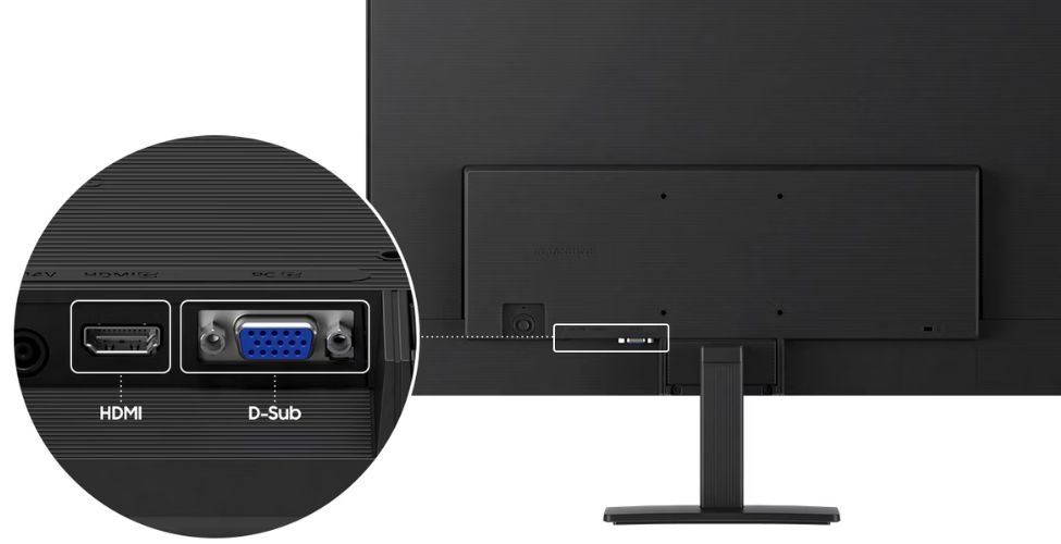 Kết nối màn hình Samsung LS24D300GAEXXV